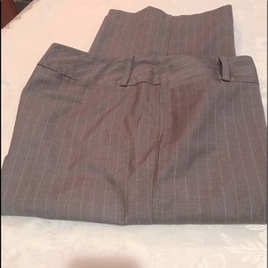 Capris Pants,Size 18 Stretch, Grey Pinstripes